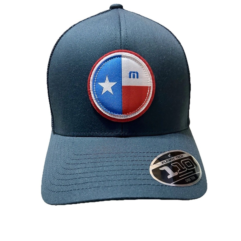 Travis Mathew River Walk 2.0 Trucker Hat Snapback One Size Blue (JC)